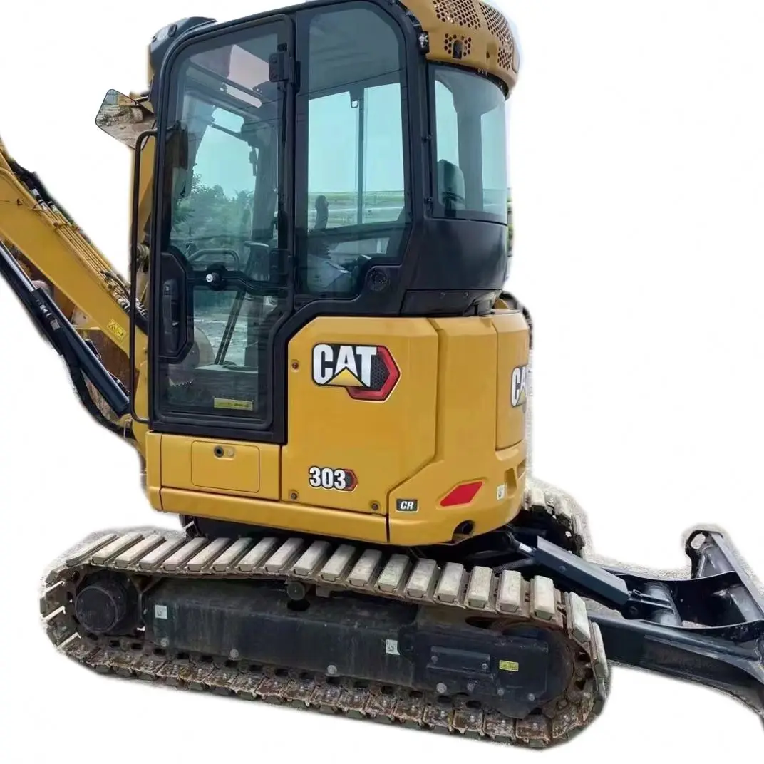Подержанный дизельный двигатель yanmar мини гусеничный экскаватор CAT 303 303D гидравлическое землеройное оборудование в наличии