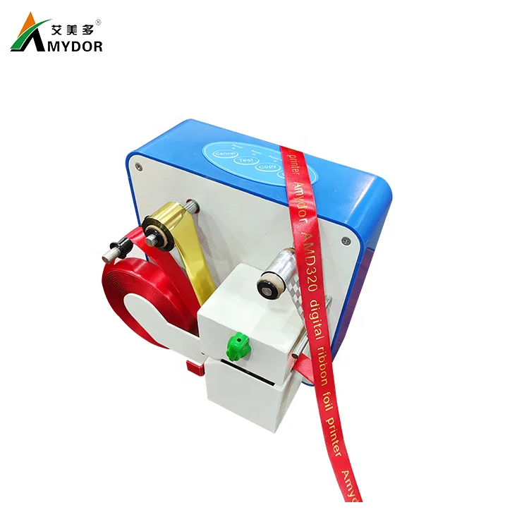 Hot Sale Factory Price AMD320 Ribbon Hot Foil Printer for Gift Packaging, Floral Industry