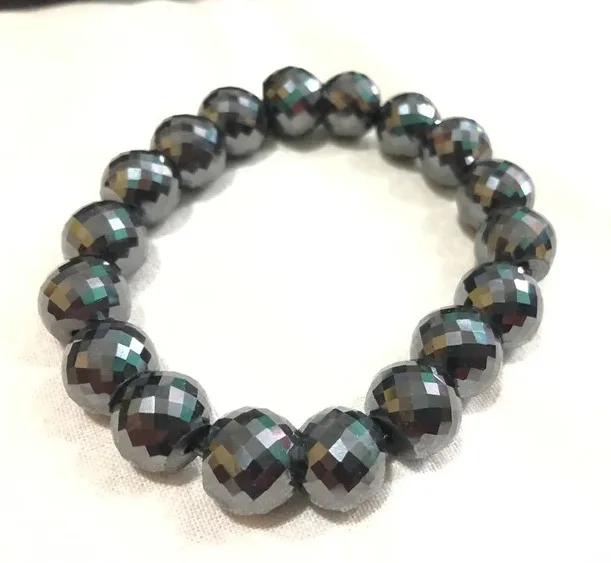 12 MM Black Moissanite Bracelet Diamond Beads Loose Moissanite Black Beads AAA Cut Making For Mangal sutra Other beads jewelry