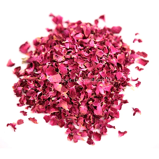 Private Label Edible Flowers Natural Dried Rose Petals Slimming Tea For Skin Beauty Color Red Export From Pakistan