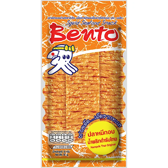 Bento Squid Snack Sweet&Spicy Flavoured From Thailand