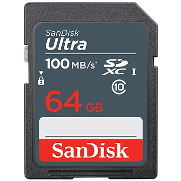 100% Sandisk original SDSDUNR-064G-GN3IN SD Card For SDHC 64GB R100