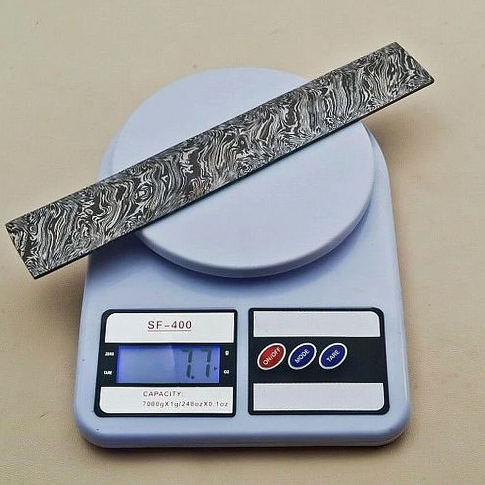 Custom Handmade Damascus Blank Billet Damascus steel Blank Billet Bar For Making Knives Precious Fire Storm Pattern
