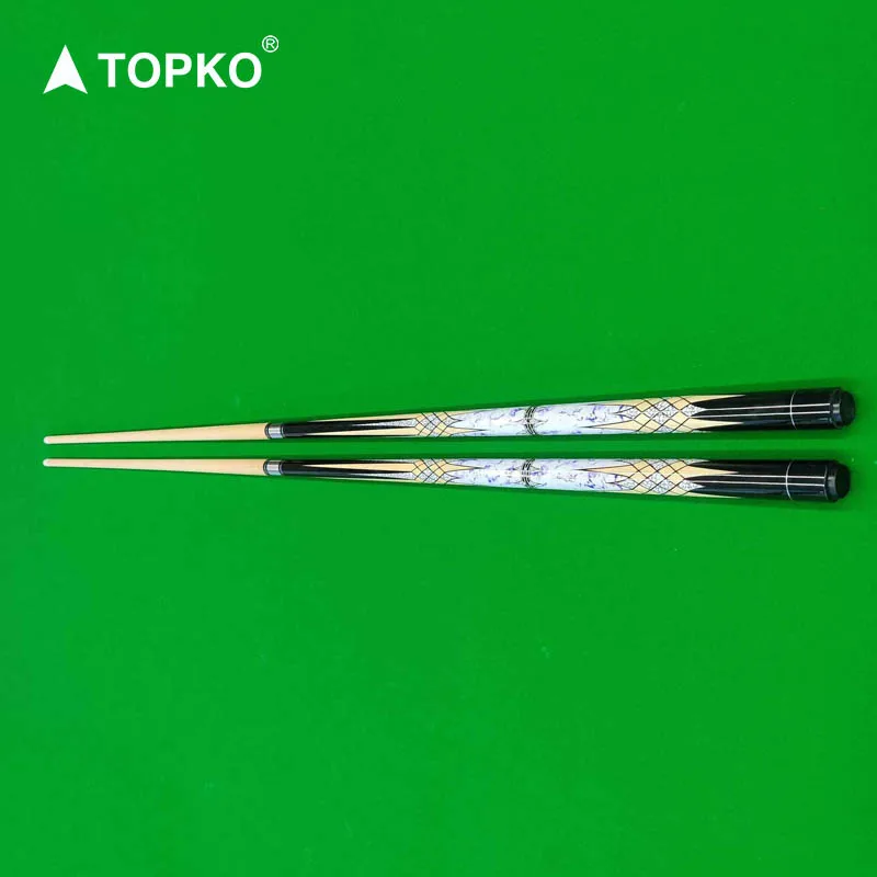 TOPKO High Quality Billiard Snooker Cue 145cm Maple wood Pool Game Snooker & Billiard Pool Cue Stick