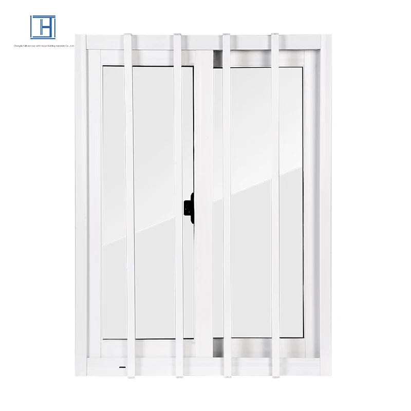 European design UPVC windows double glazed casement PVC sliding windows