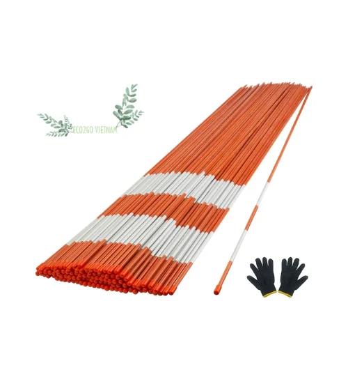 Бесплатный образец окрашенных бамбуковых палок/лыжных палок высокого качества и заказного цвета от Eco2go Vietnam