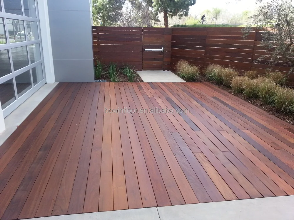 garden solid timber fencing ipe fencing