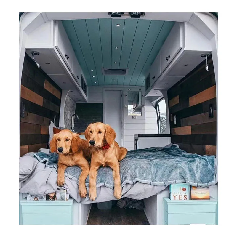 Modern style Camping Lightweight Aluminum Bed Custom waterproof RV cabinet for caravan RV motorhome