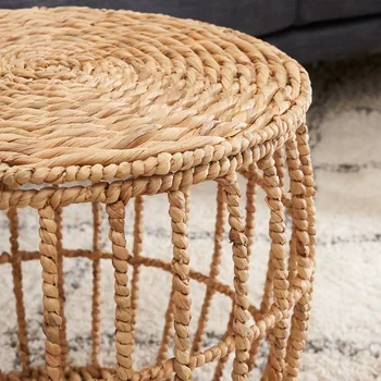 Декоративная домашняя мебель винтажный стиль водный гиацинт стол и чайный столик для гостиной дома или улицы