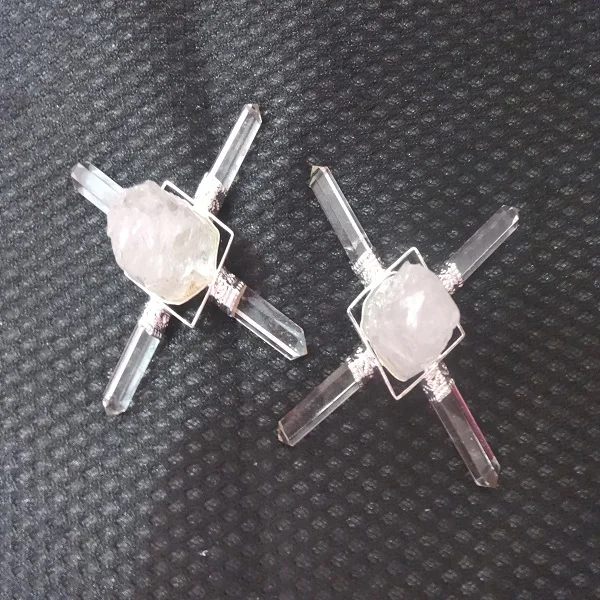 Wholesale 7 Point Crystal Quartz Cluster Energy Stone Generators Energy Healing Gemstone for Sale