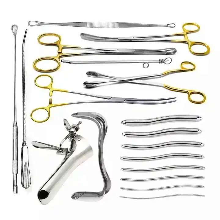 Gynecology dnc set instruments