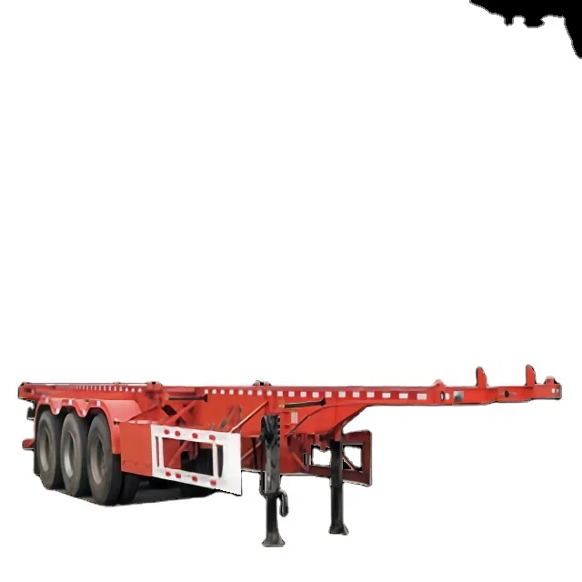 Hot selling customizable 40-foot three-axle container frame semi-trailer car semi-trailer