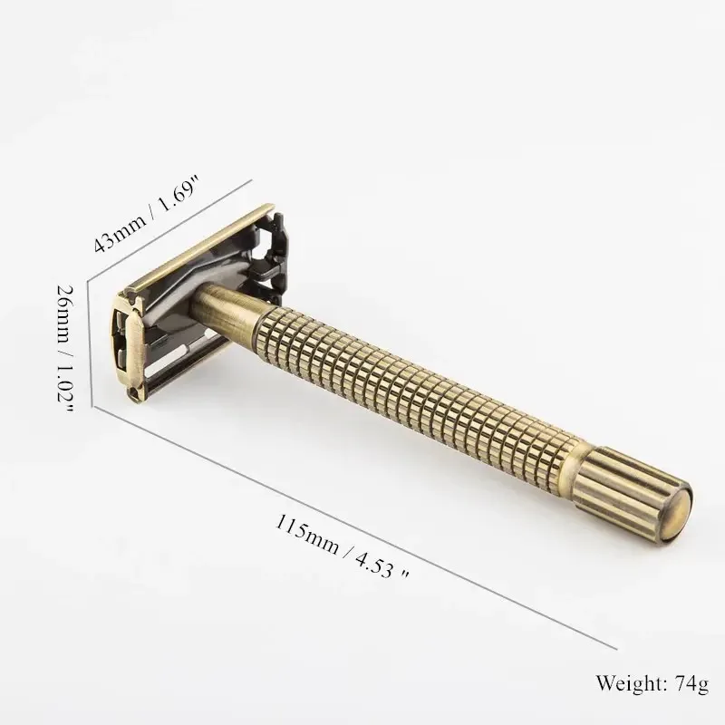 Best Precious Natural Material Black Silver Razor Brush Handle Cut Throat Razor Brush Set Qualitatively Equal