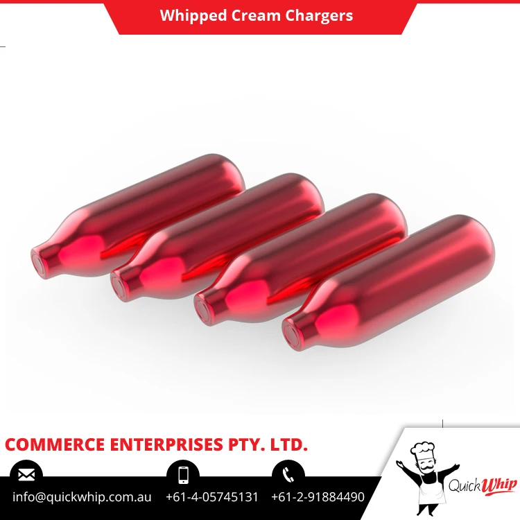OEM Supply Available for Top Notch Quality Quickwhip 9g Pack of 50 Whipped Cream Chargers for Sale