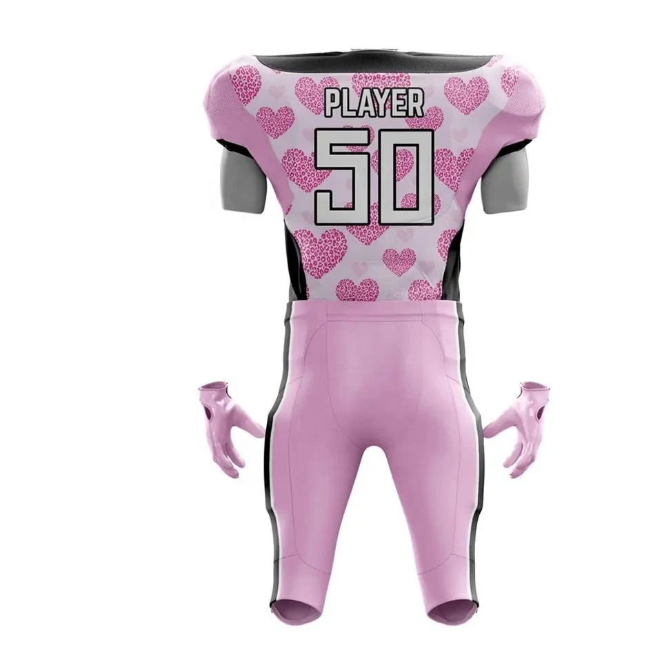 High Quality Custom Sublimation American Football uniforms Professional design breathable American Football Uniforms OEM