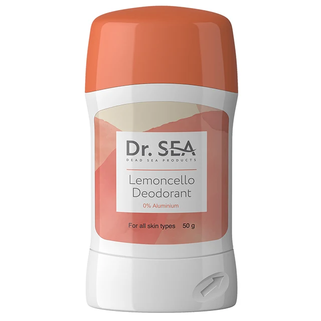 Dr.Sea Косметика освежающий дезодорант Lemoncello для подмышек с маслом розмарина против пота подходит для всех типов кожи