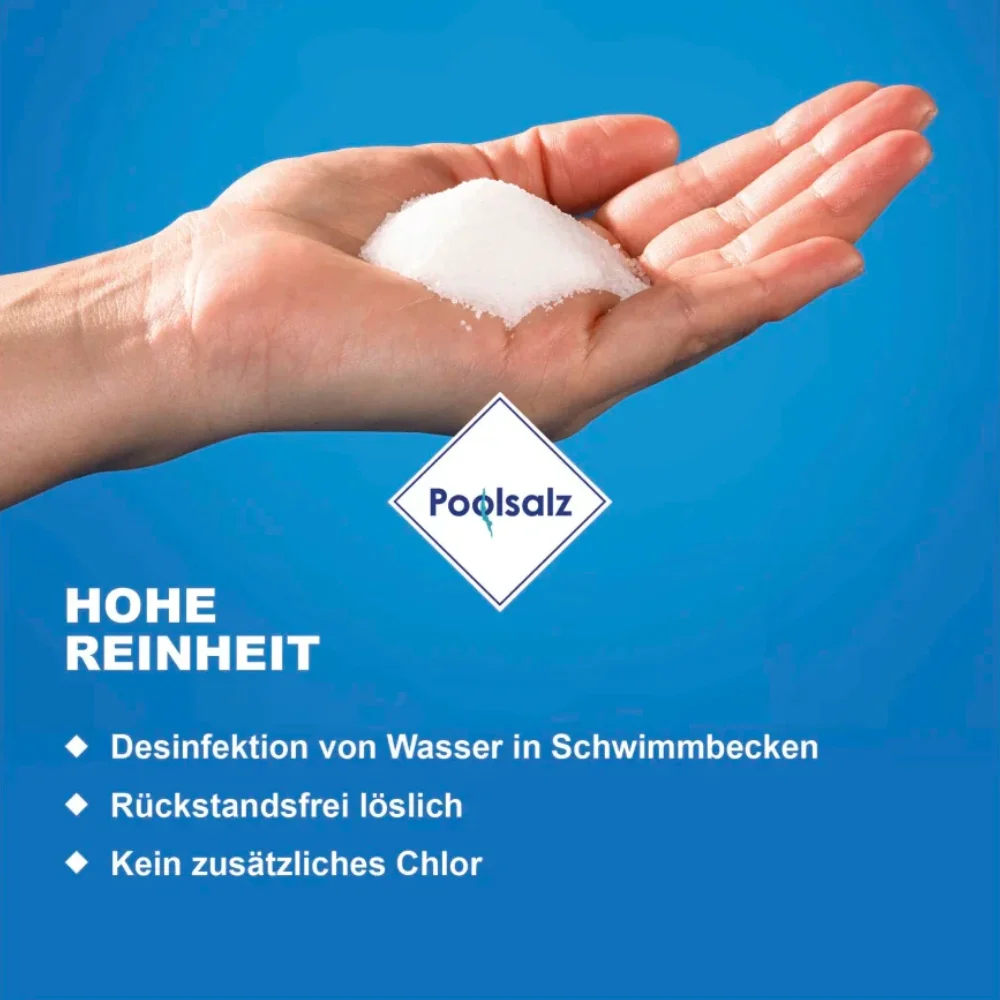Salinen Pool Salt purest evaporated salt without separating agents bag (25 kg)