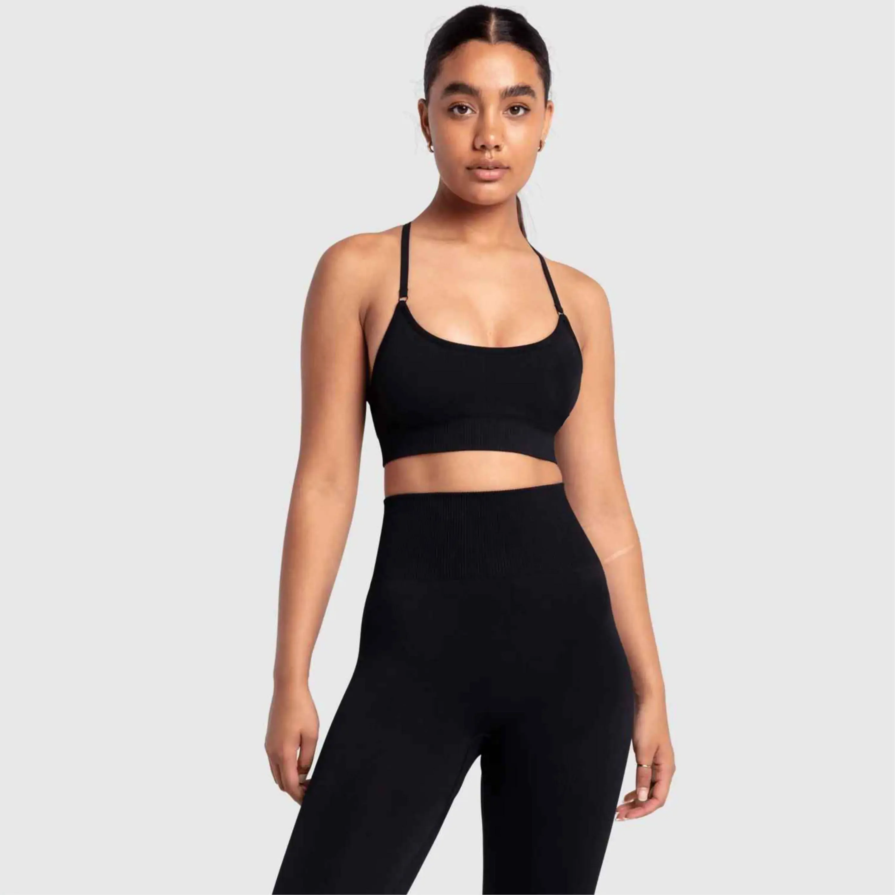 Butter Soft Yoga Leggingss for Women High Waist Nylon Athletic Yoga Pants ODM Gym Fitness Workout Legging Manufacturer