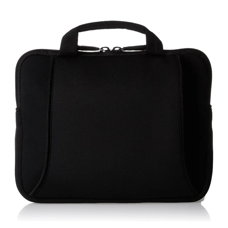 Custom logo printed zipper neoprene waterproof laptop computer cover sleeve case bag for macbook