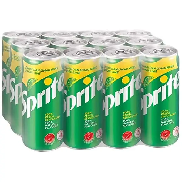 Sprite 330ml Cans /Sprite Regular 330ml Taste Sprite