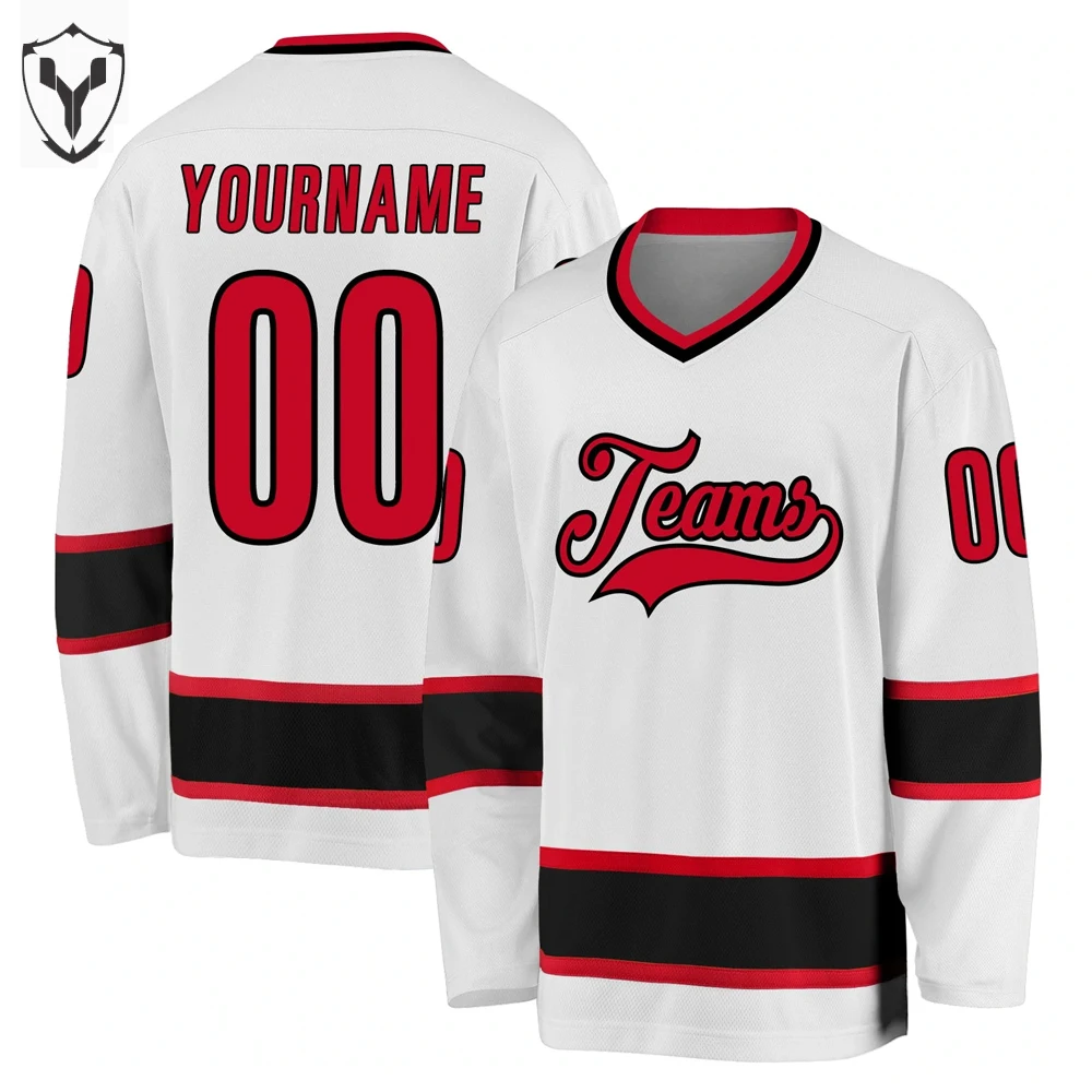 OEM Manufacture Solid Color Navy Neon Green-Pink Best Quality New Style Fully Customized Sublimation Print Ice Hockey Jersey Men
