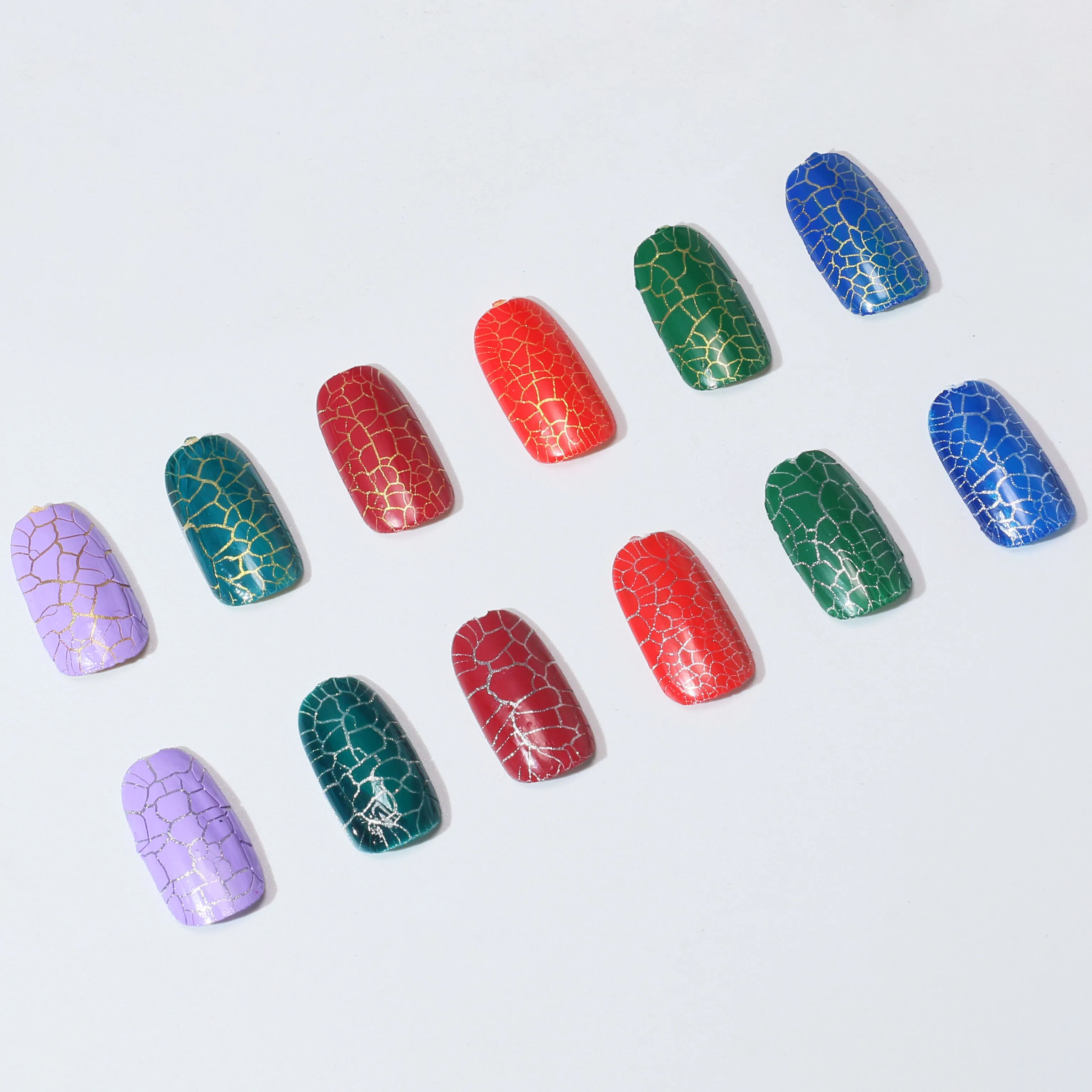 KLANA OEM Fashion Thick Coating Automatic Crack Effect Air Dry Cracker Gel Polish Crackle Nail Art Gel Polish