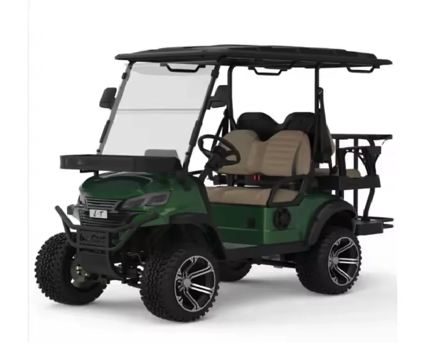 wholesales Club golf cart Lifted 4+2 Passenger Golf Cart with seats Outdoor 4+2 seat for sale Club Car Golf Carts
