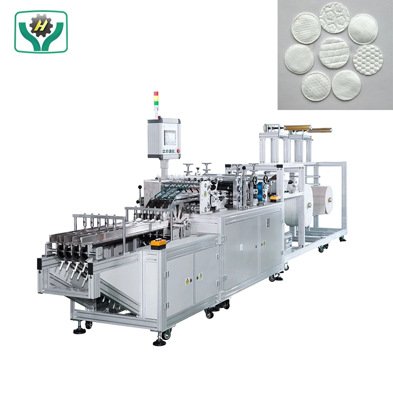 Automatic Non woven Makeup Remover Facial Cosmetic Cotton Pads Making Machine