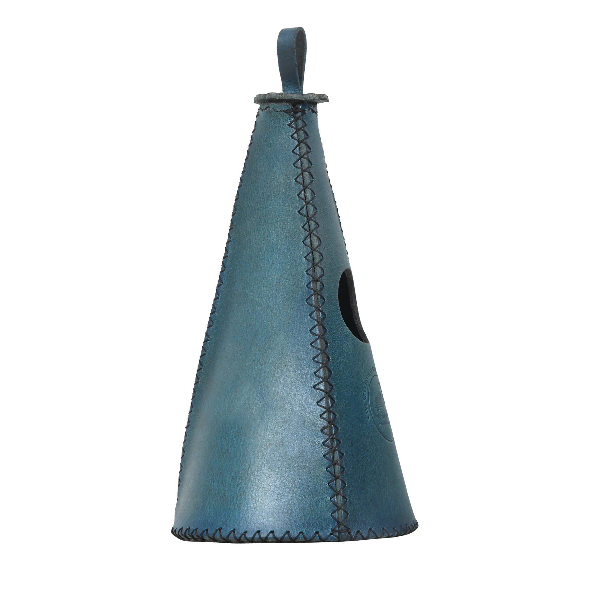 REAL LEATHER DURABLE HANGING BIRD HOUSE CUSTOMIZE HIDE MATERIAL INDOOR OUTDOOR BIRD CARE