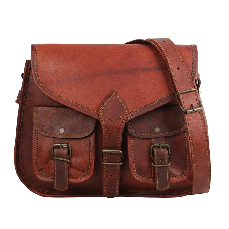2022 Latest Stylished Vegan Leather Crossbody Bag Genuine Leather Stylish Trendy Sling Crossbody Laptop Leather Bag For Sale