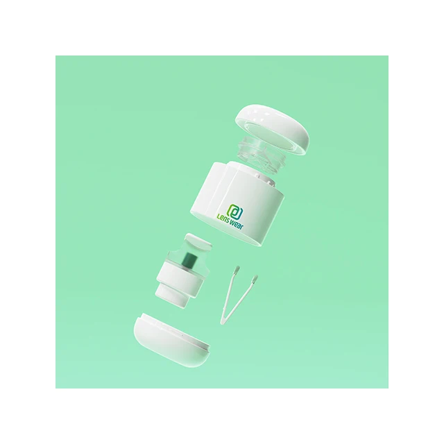 lenswear clean wearing of contact lenses easy wearing regular care of lens case lens sterilizer lenswear lens care solution