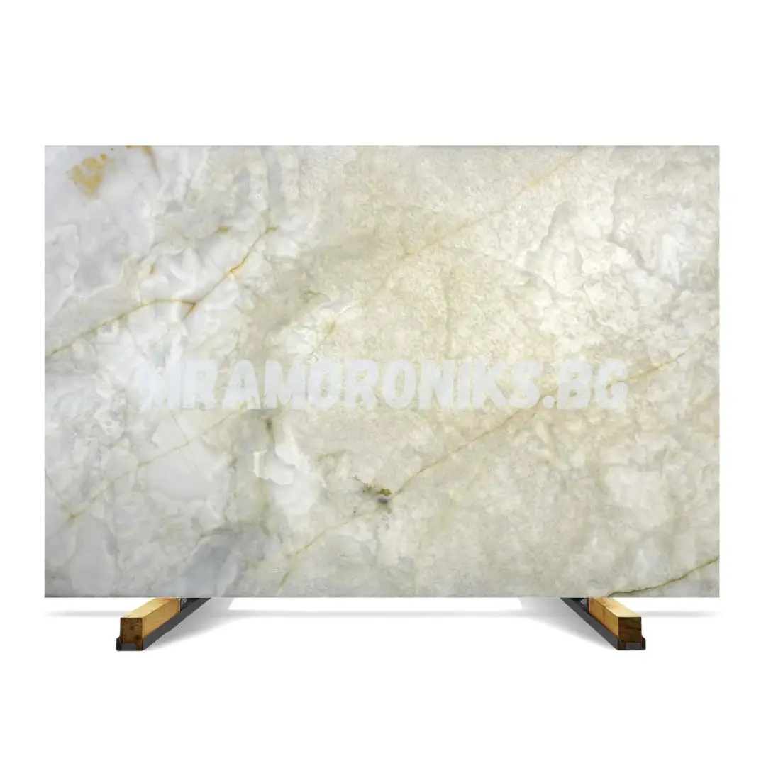 Cheap White Crystal Jade Onyx Stones Natural Marble Transparent Slabs & Tiles Floor & Wall Panel for Hotel Villa Wall Decoration
