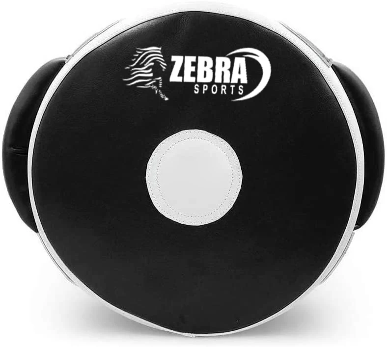 Professional Womens Kickboxing Muay Thai with Solid Handle Grip, Maya Hide Leather Strike Shield for Knees Elbows Kicks Punches
