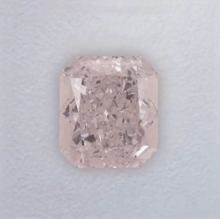 10.33 carats Light Pink Diamond Radiant Shape VS2 Clarity GIA Certified Loose Diamond By Real Gems