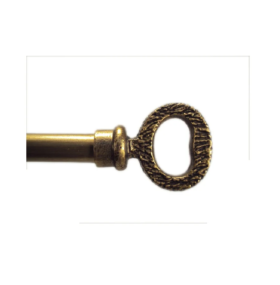 Curtain Pipe Set Curtain Accessories Pole Finials Double Curtain Rod Pole Wholesale