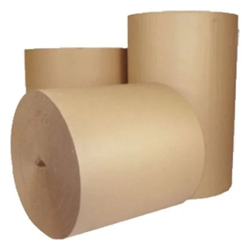 Single/Double Pe Coating Brown Kraft Paper Roll Craft Paper Custom Accept High Quality Kraft Brown and White 170/190/230gsm