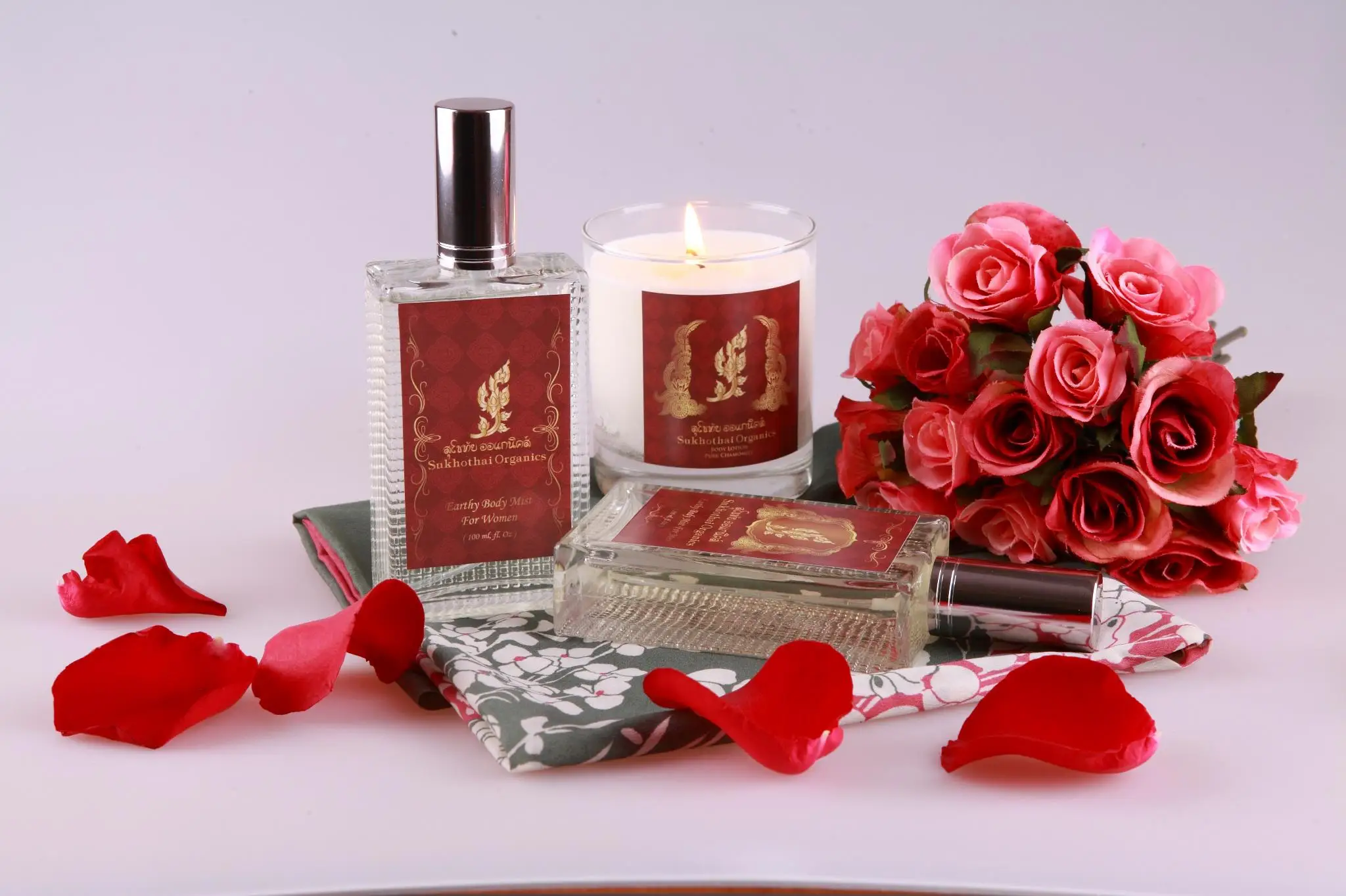 Luxury Organic Scented Candle Premium Air Freshener Product from Thailand