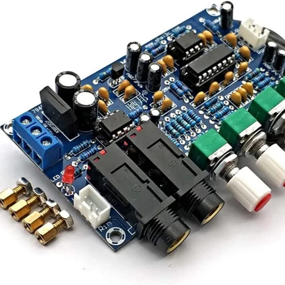 Pt2399 Echo Mic Board Microphone Amplifier Board Karaoke Reverberation Board Karaoke Amplifier Module Dual Ac12V