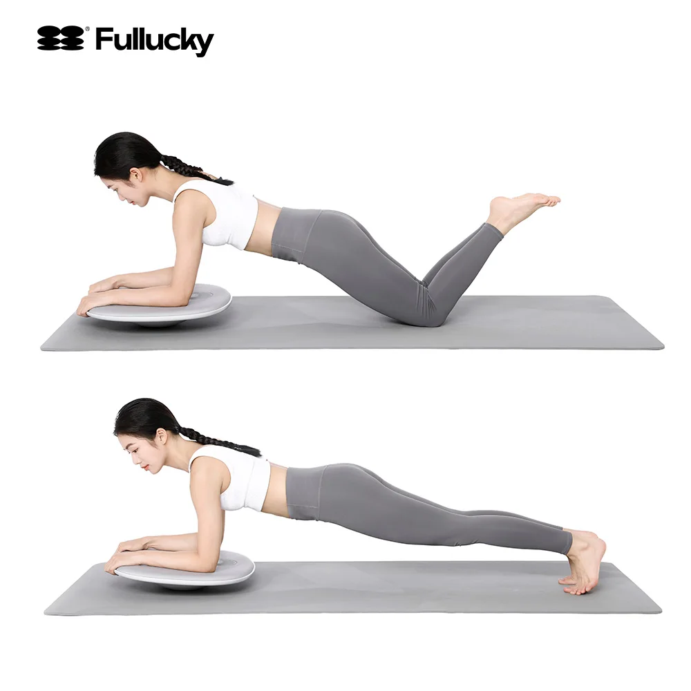 Fullucky Fitness Waist Twisting Disc Balance Board Body Building for Sports Magnetic Massage Plate Wobble Function Leg Workout