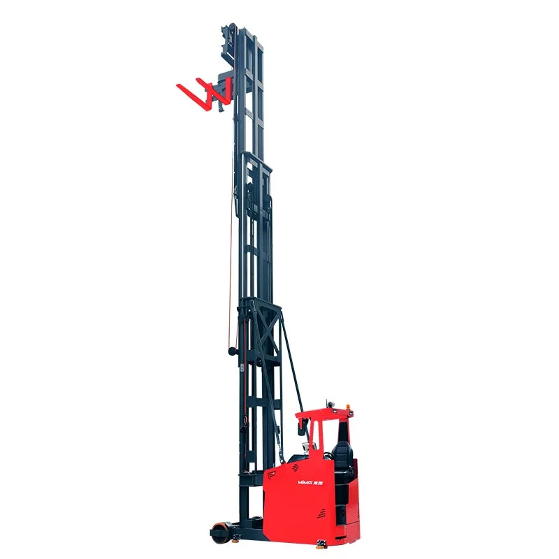 Warehouse Handling Equipment Very Narrow Aisle 3 ways  Electric Loader Pallet Stacker Forklift Truck