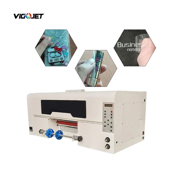 VIGOJET dtf и uv a3 a4 60 см пленка кристалл наклейка этикетка 2 в 1 принтер 3d печатающая головка xp600 для сотового телефона