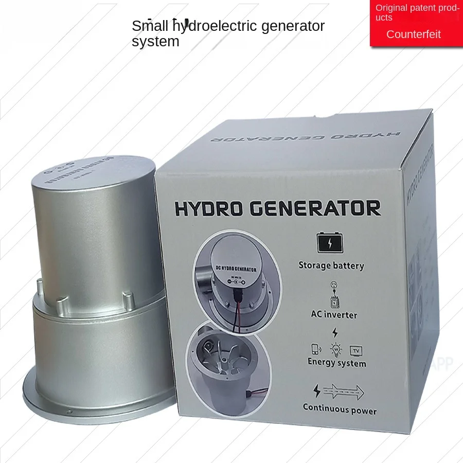 Hydroelectric Generator, 2A DC Water Hydroelectric Generator Remote Control Available Mini for Backyard