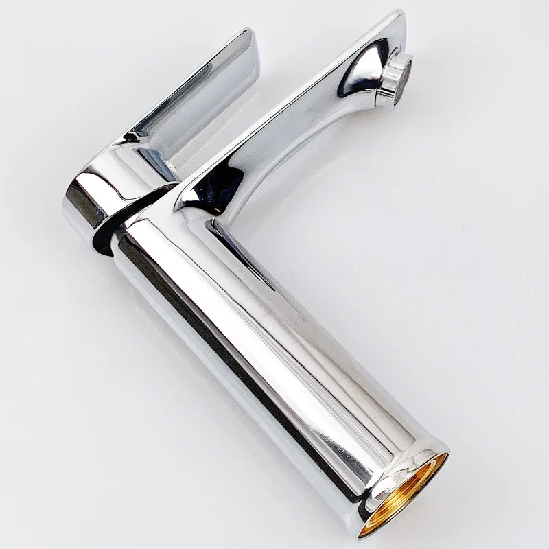 modern luxury bathroom bath & shower faucets wash water tap mixer Chrome zinc alloy sinks basin faucet