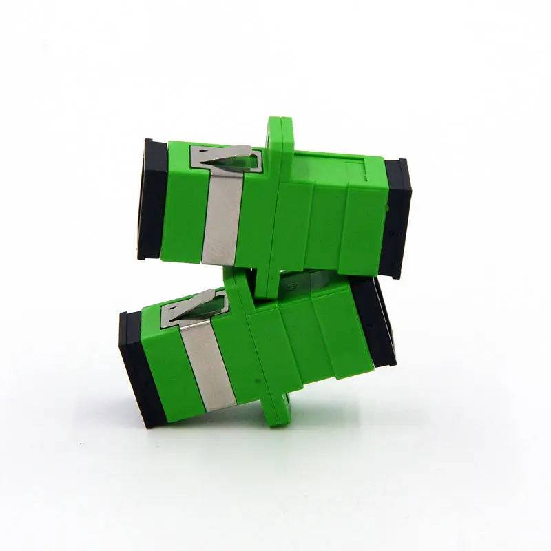 FTTH SC APC Single Mode Unflange Adapters Optical Fiber Optic Connector Simplex Fiber Optic Adaptor