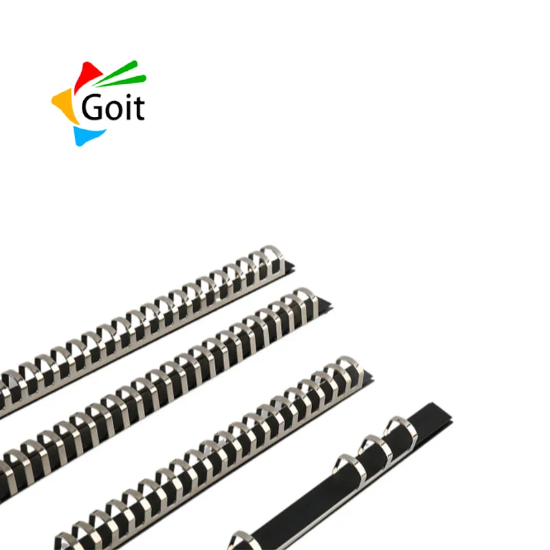 A4/A5/B5 Sliding Bar Binder Metal Binding Clips Loose-Leaf Notebook File Folder 6/20/26/30 Hole Sliver DIY Hoop Storage
