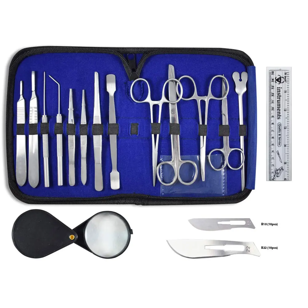Surgical Instruments Set - Reliable Tools for Critical Procedures Premium Quality Forceps Hemostats Needle Holders Suture Set