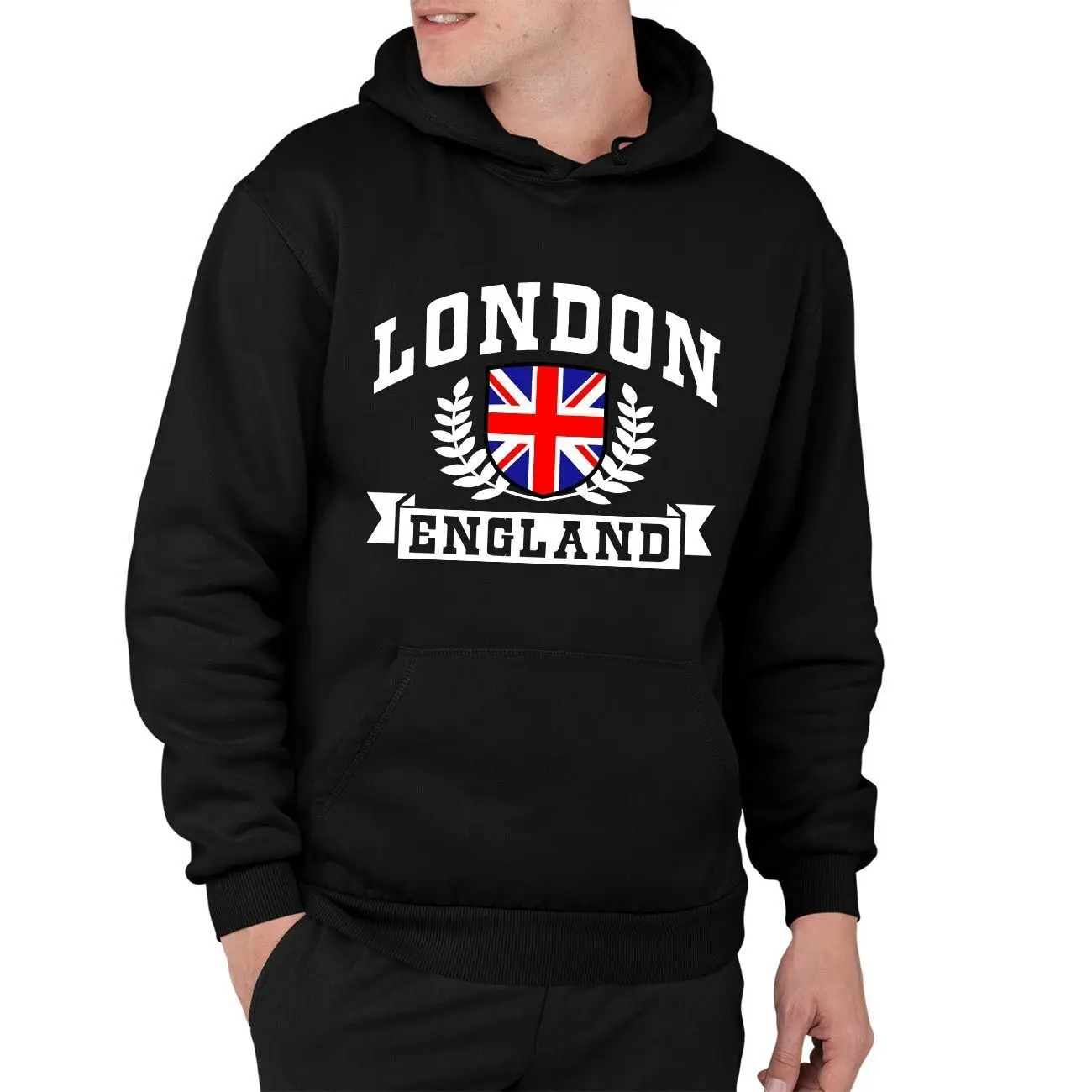 london england union jack unisex souvenir design printed hoodie great britain