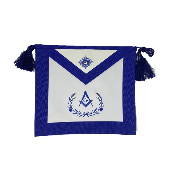 Masonic Regalia Past Master Embroidered Apron & cuffs set Metallic Threads Embroidered Craft Provincial Rank Regalia Officers