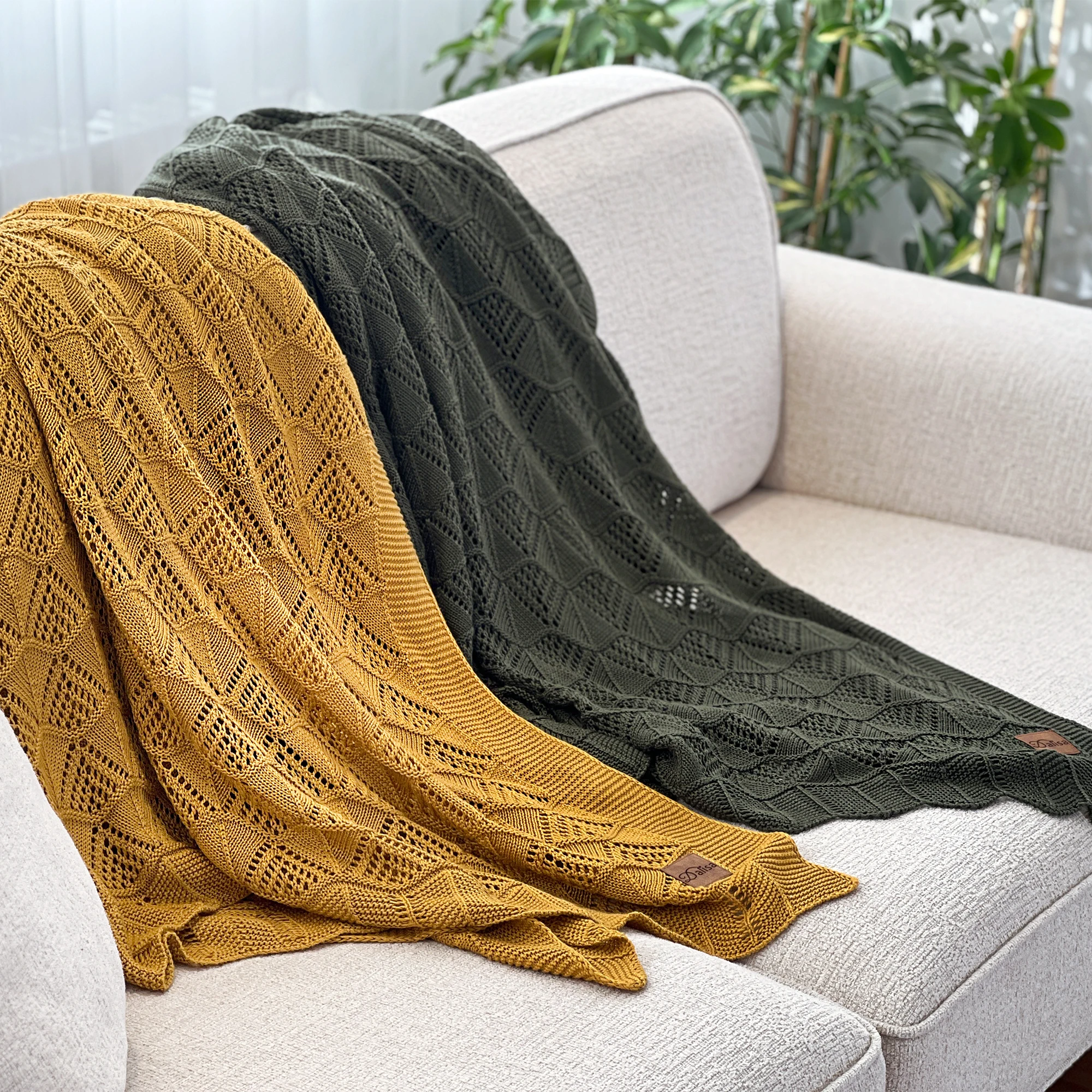 100% Tencel Lenzing Lyocell EMILY Blanket 150X200 Cm Special Production Fiber Crochet Cable Blanket Best Selling Home Products