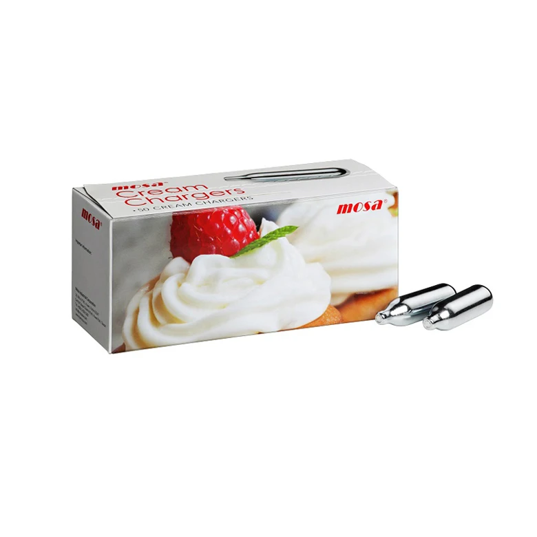 Aluminium Metal Standard Quality 50 Pack Mosa Whipped Cream Charger at Best Market Price